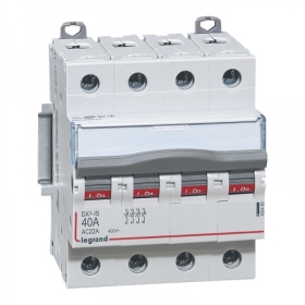 004367 LEGRAND Interrupteur sectionneur 4P (1P/M) 40A 400V