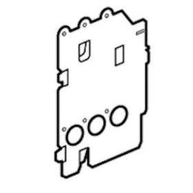 020746 LEGRAND PLATINE DPX 125 DIF FIXE