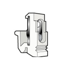 036465 LEGRAND Fixocap pour vis M6 fixation appareillage sur rail EN 60715 asym