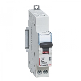 406876 LEGRAND Disjoncteur 1P+N C2 4500A/6KA AUT