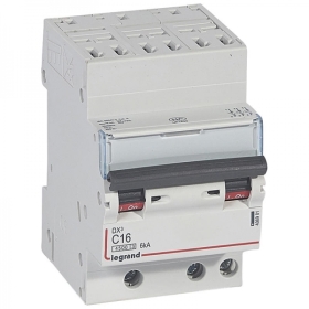 406901 LEGRAND Disjoncteur 3P C16 4500A/6KA AUT