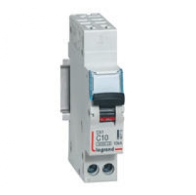 407712 LEGRAND Disjoncteur 1P+N C10 6000A/10KA AUTO