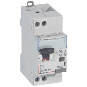 410702 LEGRAND Disjoncteur 1P+N C2 4.5/6K AC 30MA