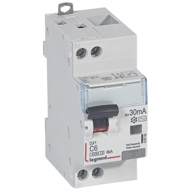410703 LEGRAND Disjoncteur 1P+N C6 4.5/6K AC 30MA