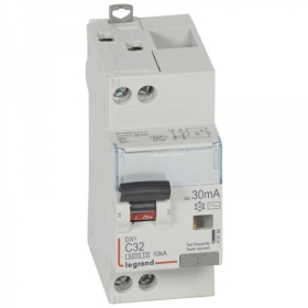410788 LEGRAND Disjoncteur différentiel 1P+N C32 6000A/10K AC 30mA