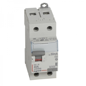 411555 LEGRAND Interrupteur différentiel 2P 40A 30mA A