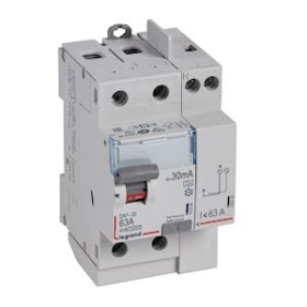 411612 LEGRAND Interrupteur différentiel 2P 63A 30mA AC