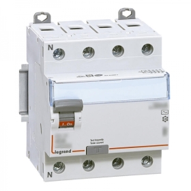 411663 LEGRAND Interrupteur différentiel 4P 80A 30mA AC