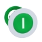 tête BP flush Ø22 marqué vert tête BP flush Ø22 marqué vert