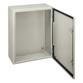 Spacial CRN porte pleine avec plaque de mont. H300xW250xD200 IP66 IK10 RAL7035..