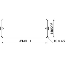 PLAQ.MONT. DLP2RG.P-PLAX7 PLAQ.MONT. DLP2RG.P-PLAX7