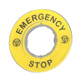 ETIQUETTE EMERGENCY STOP ETIQUETTE EMERGENCY STOP