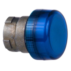 tête pour voyant diam 22 ronde cabochon lisse bleu tête pour voyant diam 22 ronde cabochon lisse bleu