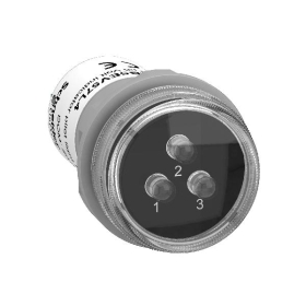 XB5EV57L4 SCHNEIDER VOYANT PRESENC 3 PH BLANC