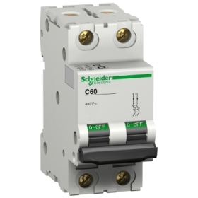 DISJ C60L 2P 20A C 15000/25kA