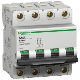 DISJ C60L 4P 16A K 15000A/25kA