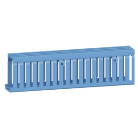 Goulotte perforee bleu 35x30mm