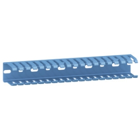 Goulotte perforee bleu 90x30mm