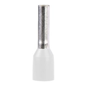 Embout moyen 0,5mm² blanc NF