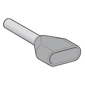 Embout D moyen 0,75mm² grisDIN
