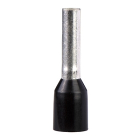 Embout court 1,5mm² noir DIN