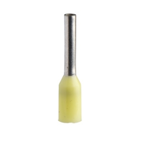 Embout moyen 2mm² jaune NF Embout moyen 2mm² jaune NF