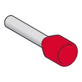 Embout moyen 1mm² rouge DIN Embout moyen 1mm² rouge DIN