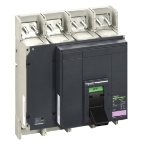 Interrupteur sectionneur NS1600NA 4P 52KA FIXE MAN RAC AV/AV