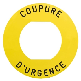 ETIQUETTE COUPURE URGENCE ETIQUETTE COUPURE URGENCE