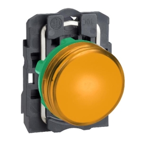 XB5AVB5 SCHNEIDER VOYANT JAUNE A LED 24 VACDC