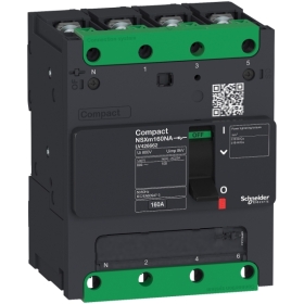 switch disconnector NSXm NA, 4P, 100A rating, compressio switch disconnector NSXm NA, 4P, 100A rating, compressio