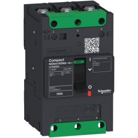switch disconnector NSXm NA, 3P, 160A rating, compressio switch disconnector NSXm NA, 3P, 160A rating, compressio