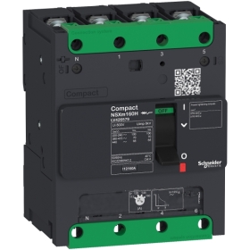 Disjoncteur ComPacT NSXM F (36 kA at 415 VAC), 4P 4d, 32 A r