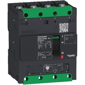 Disjoncteur ComPacT NSXM 160B TM160D 4p3d racc barres