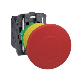 Harmony arrêt d'urgence rouge Ø22 tête Ø 40 tourner pourdév