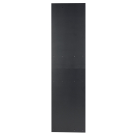 Panneau de fin de rangée pour gestionnaire de câbles vertical à deux côtés Panneau de fin de rangée pour gestionnaire de câbles vertical à deux côtés
