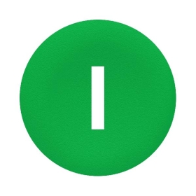 Harmony - capsule bouton poussoir - Ø22 - affleurant lisse - 'I' - vert