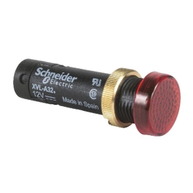 XVLA324 SCHNEIDER VOYANT ROND ROUGE 12VDC DIAM 12 IP 40