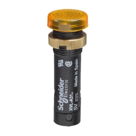 XVLA345 SCHNEIDER VOYANT ROND JAUNE 48VDC DIAM 12 IP 40