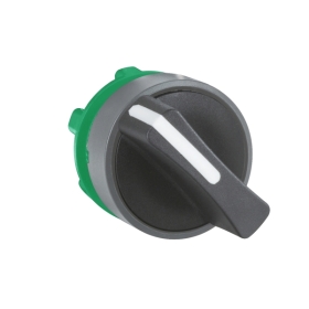tête bouton à molette noir
