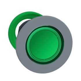 tête BP flush Ø22 étiq vert tête BP flush Ø22 étiq vert