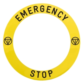 EMERGENCY STOP LEGEND D90 EMERGENCY STOP LEGEND D90
