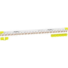 comb busbar, Acti9, 1L+N, 9 mm pitch, 24 modules, 80 A