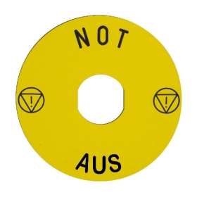 ETIQUETTE CIRCULAIRE JAUN