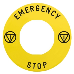 ETIQUETTE JAUNE EMERGENCY ETIQUETTE JAUNE EMERGENCY