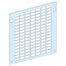 Platine perforée plate 4M L600