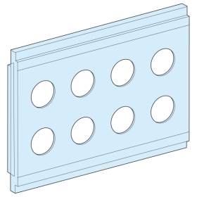 Platine 210x150 8 trous IP55