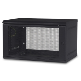 NetShelter WX - Coffret 19P MURAL - 6U porte perforée - noir NetShelter WX - Coffret 19P MURAL - 6U porte perforée - noir