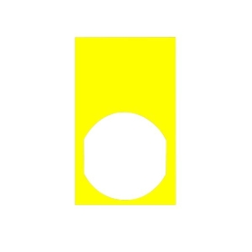 ETIQU V. 30X50 JAUNE POUR