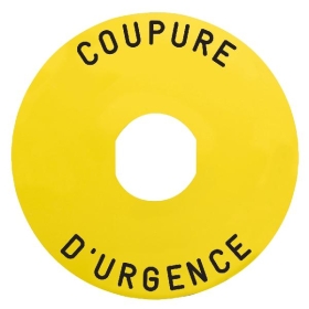 ETIQUETTE CIRCULAIRE JAUN